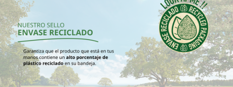 Comprometidos en sostenibilidad: nuestro sello ‘envase reciclado’