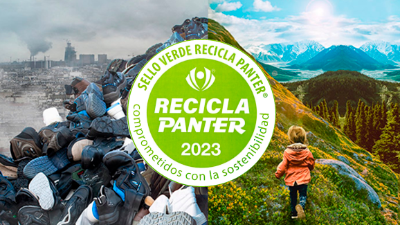 We receive the green seal from Recicla Panter